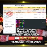 BUKTI JACKPOT SLOT SWEET BONANZA TERPERCAYA DI INDONESIA TGL 31-01-2025