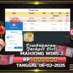 BUKTI JACKPOT SLOT MAHJONG WINS 2 TERPERCAYA DI INDONESIA TGL 06-02-2025