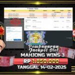 BUKTI JACKPOT SLOT MAHJONG WINS 3 TERPERCAYA DI INDONESIA TGL 14-02-2025