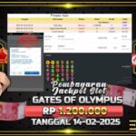 BUKTI JACKPOT SLOT GATES OF OLYMPUS TERPERCAYA DI INDONESIA TGL 14-02-2025