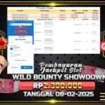 BUKTI JACKPOT SLOT WILD BOUNTY SHOWDOWN TERPERCAYA DI INDONESIA TGL 08-02-2025